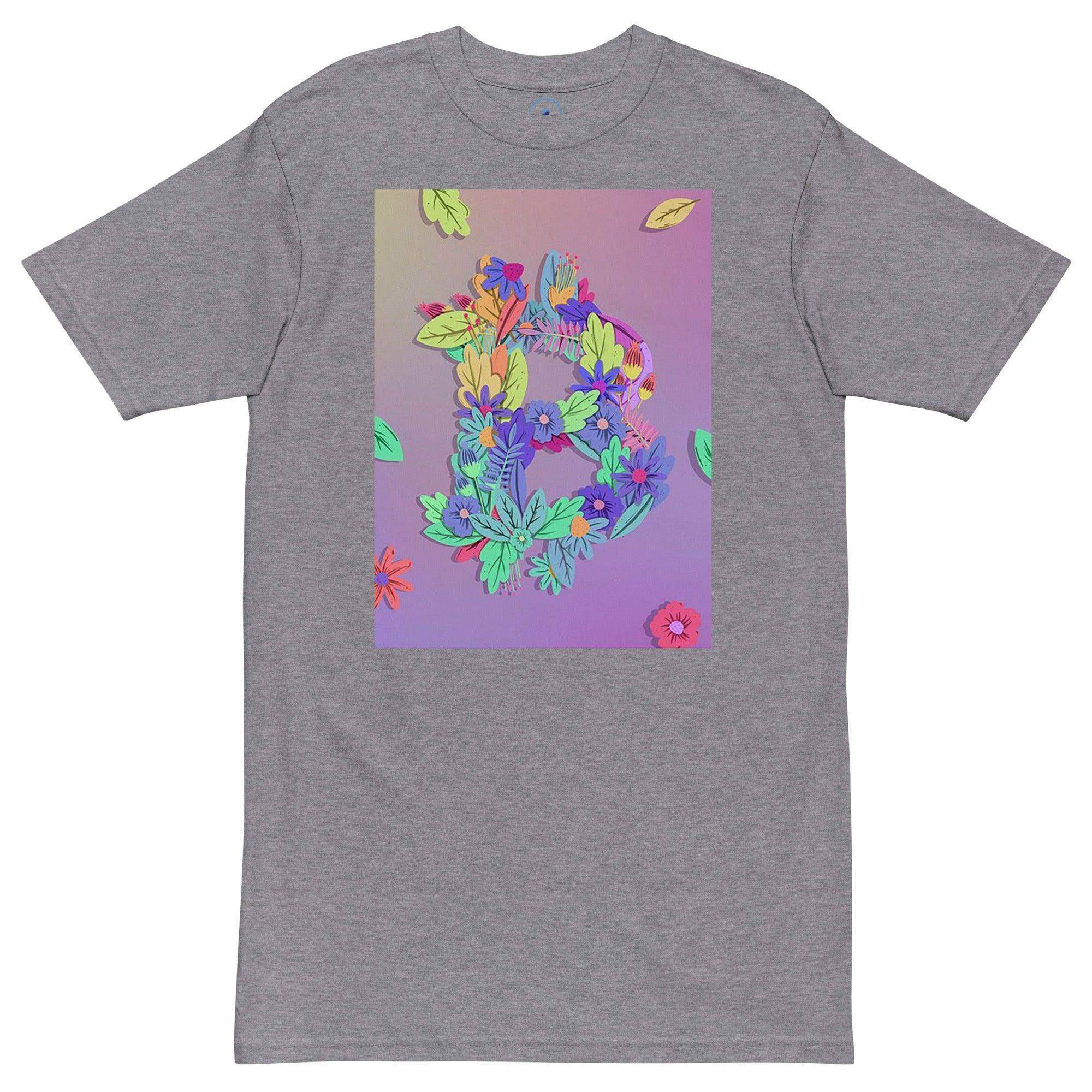 Bitcoin Flowers Art T-Shirt - InvestmenTees