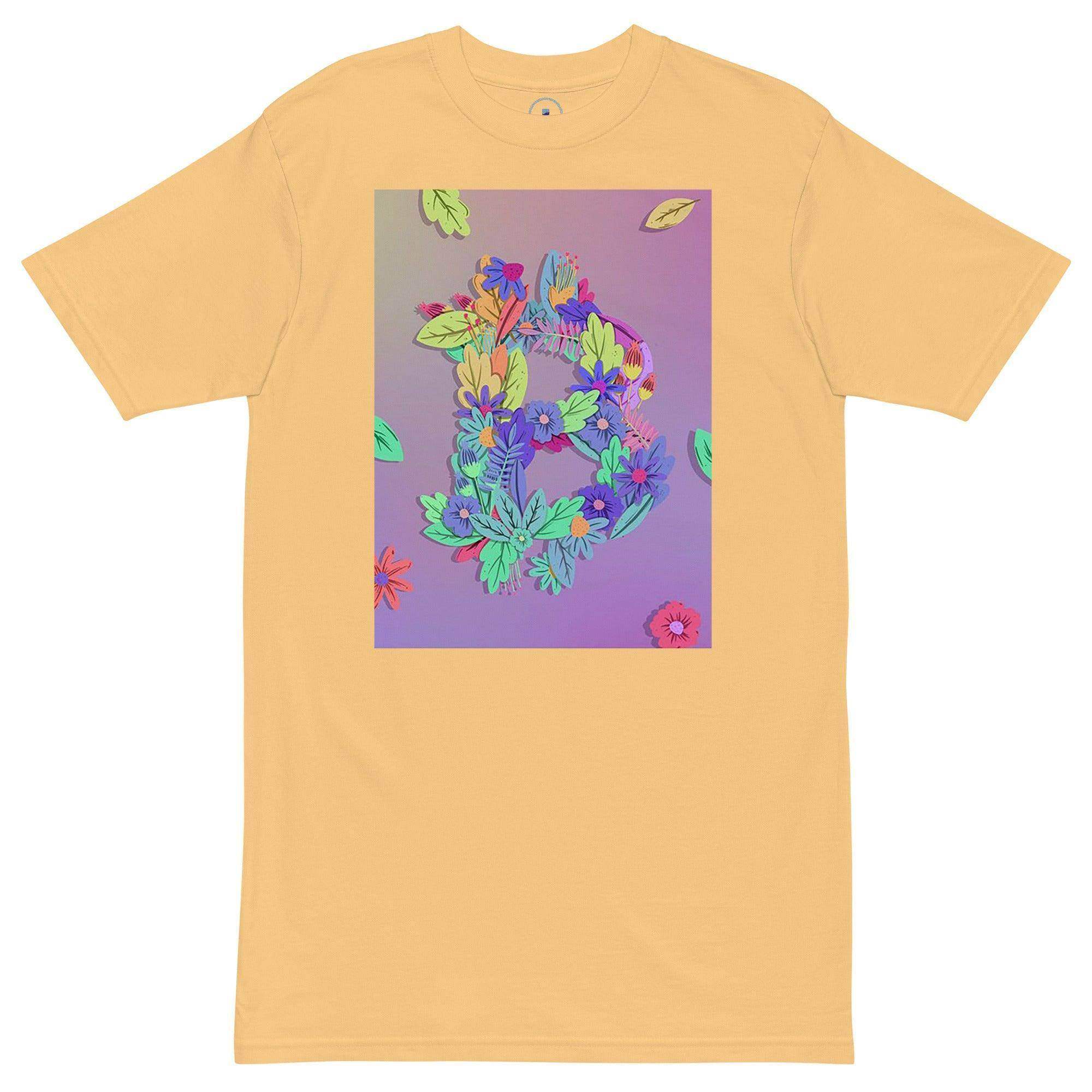 Bitcoin Flowers Art T-Shirt - InvestmenTees