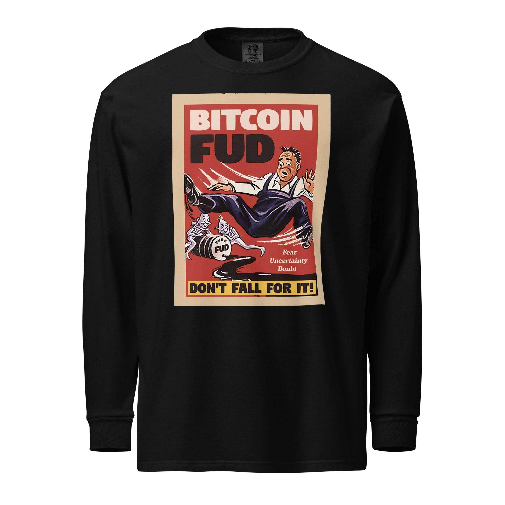 Bitcoin FUD Long Sleeve T-Shirt - InvestmenTees