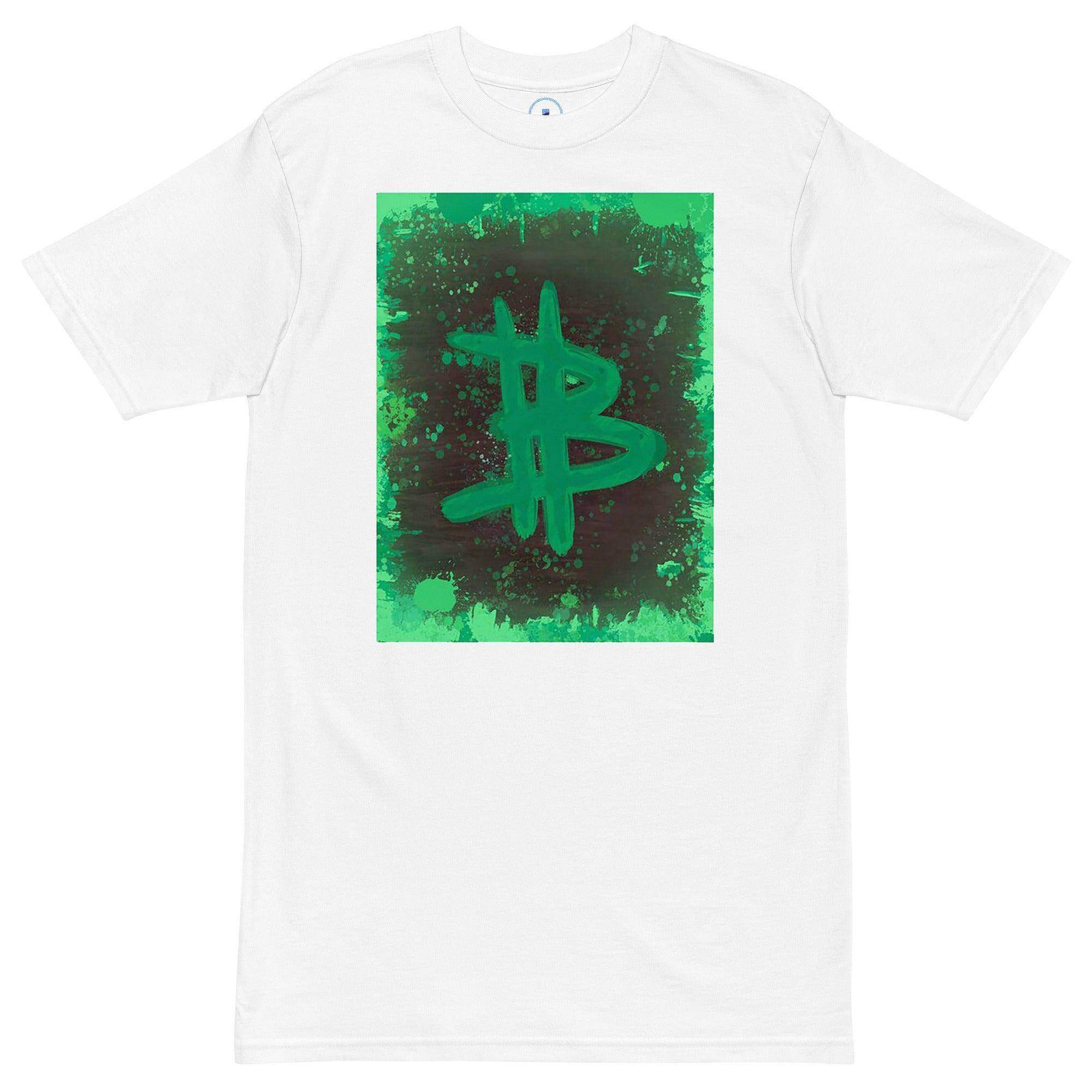 Bitcoin Green Art T-Shirt - InvestmenTees