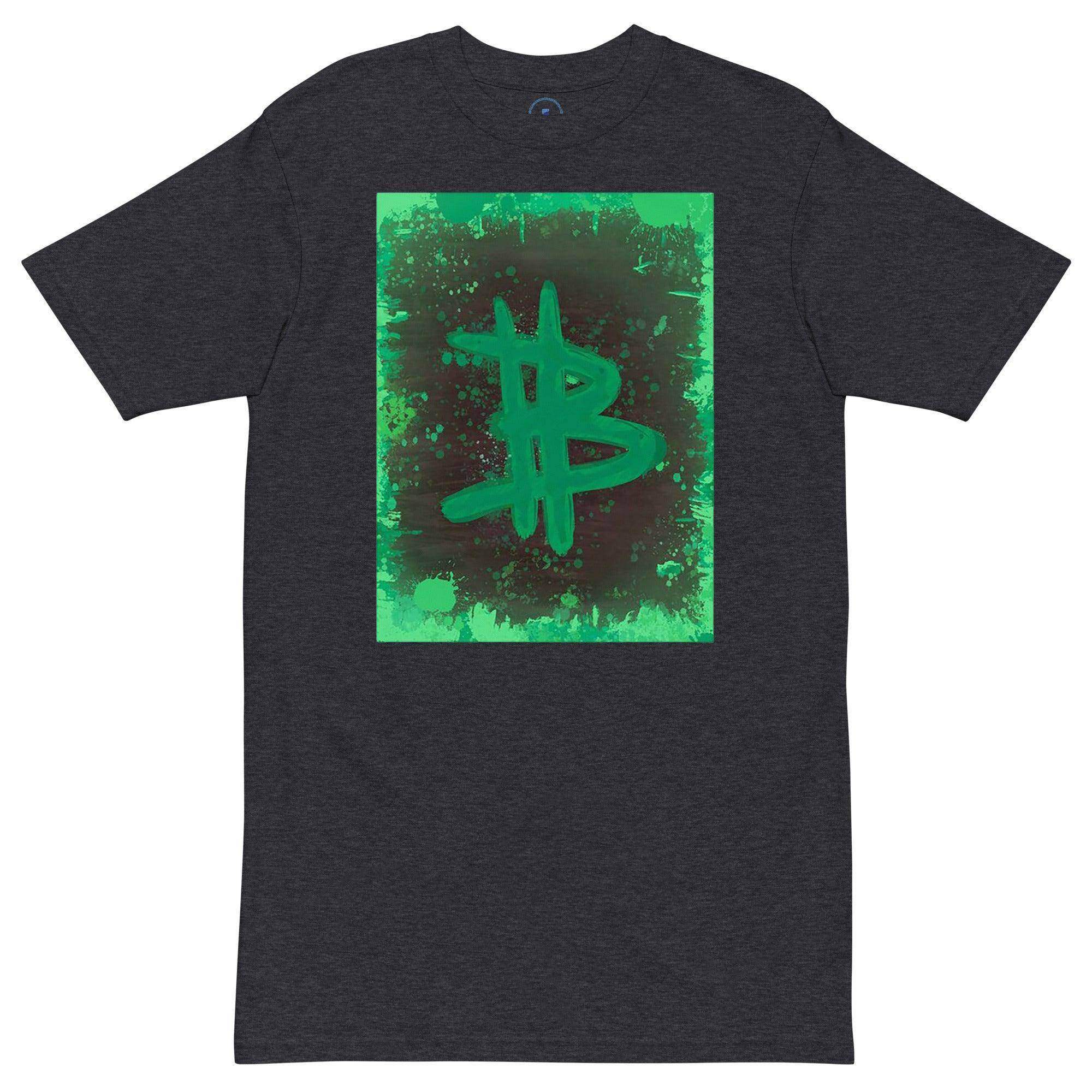 Bitcoin Green Art T-Shirt - InvestmenTees