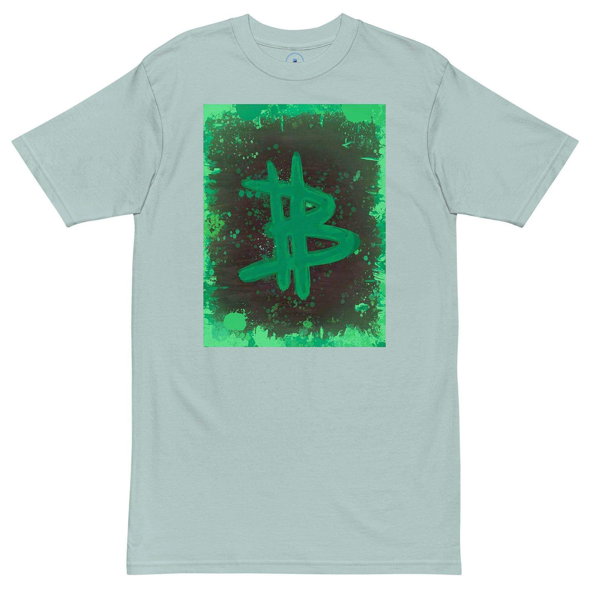 Bitcoin Green Art T-Shirt - InvestmenTees