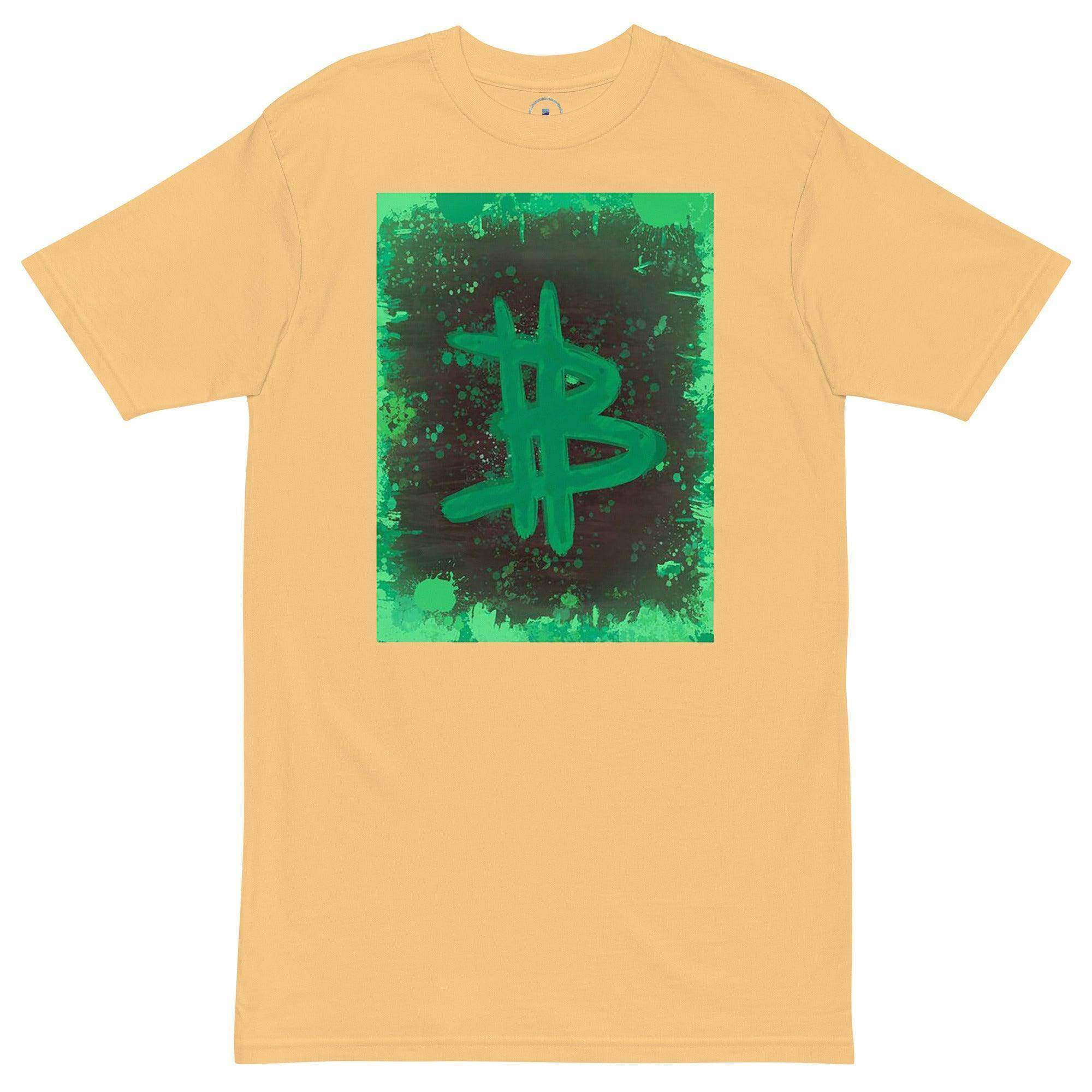 Bitcoin Green Art T-Shirt - InvestmenTees