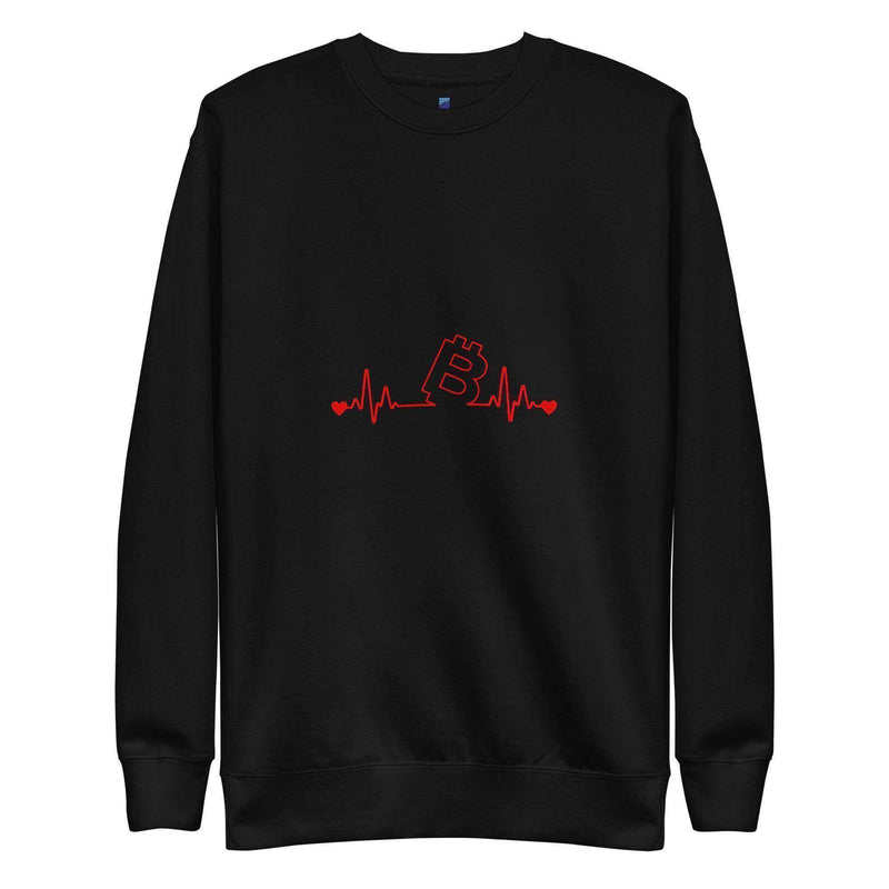 Bitcoin Heartbeat | BTC Sweatshirt - InvestmenTees