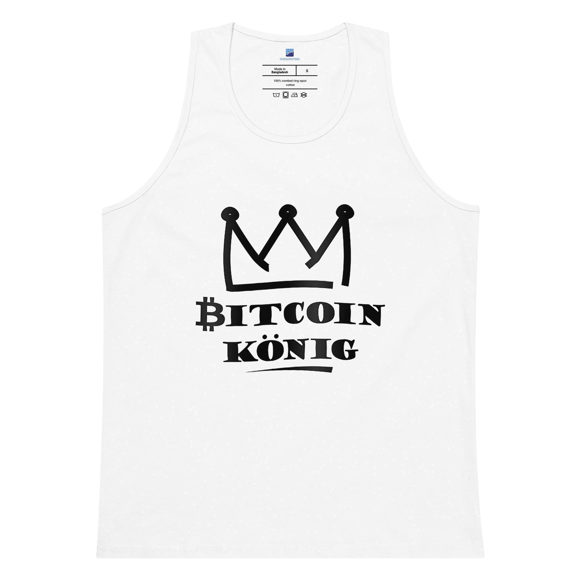 Bitcoin King Tank Top - InvestmenTees