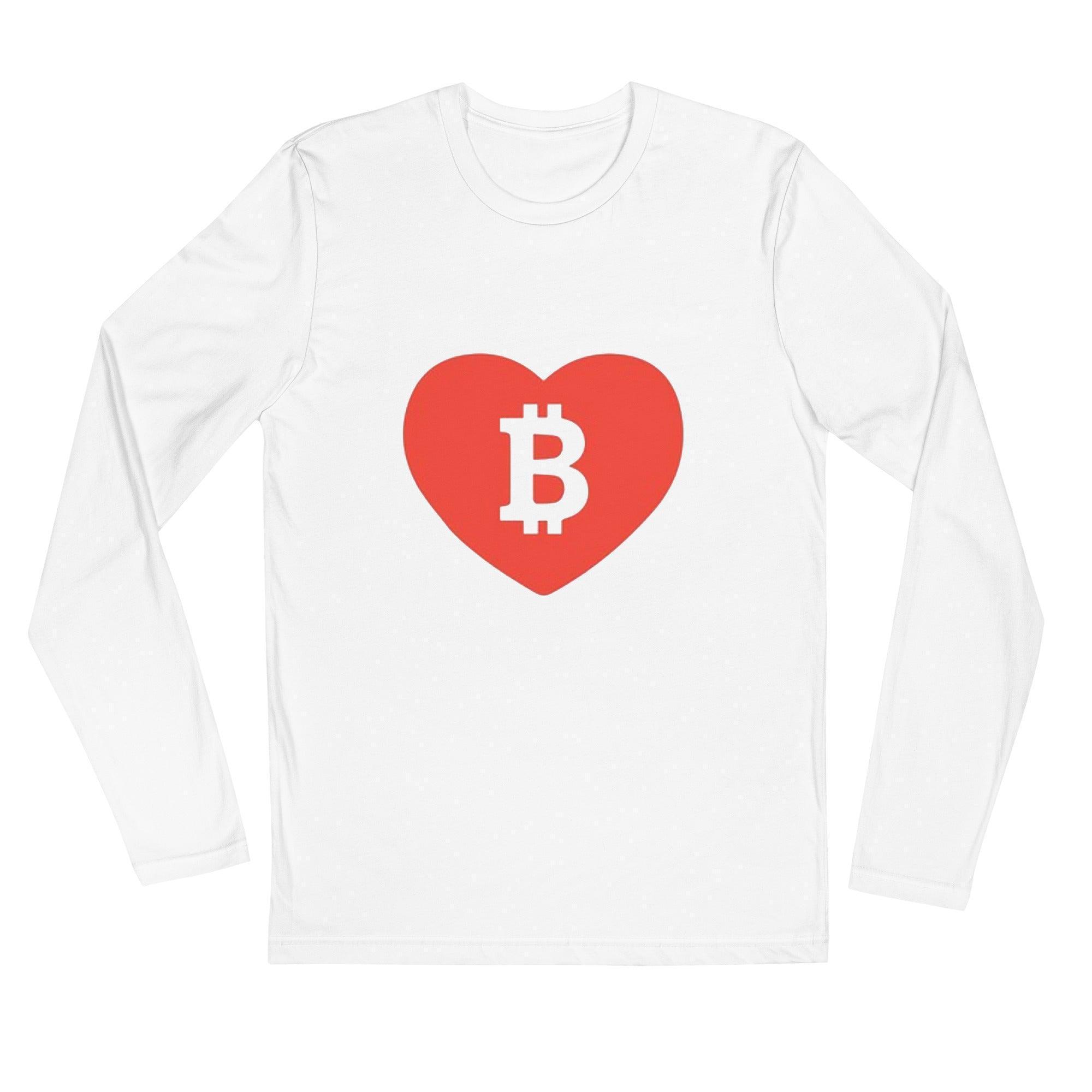 Bitcoin Love 2 Long Sleeve T-Shirt - InvestmenTees