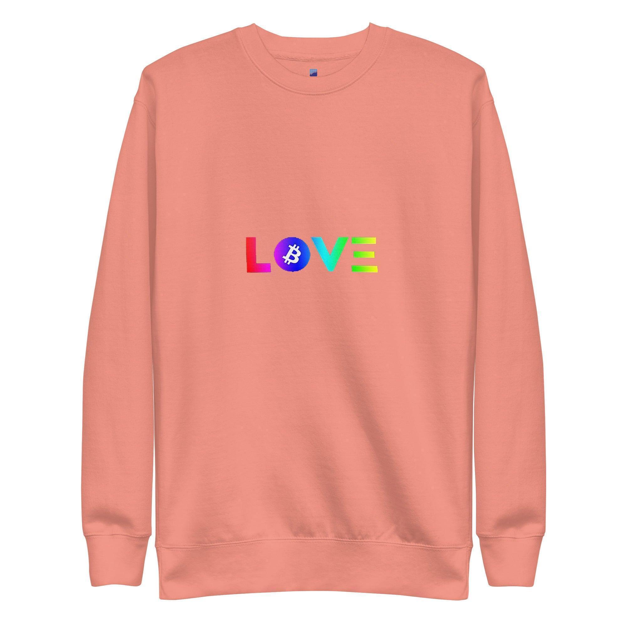 Bitcoin Love Sweatshirt - InvestmenTees