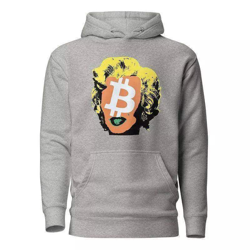 Bitcoin Marilyn Pullover Hoodie - InvestmenTees