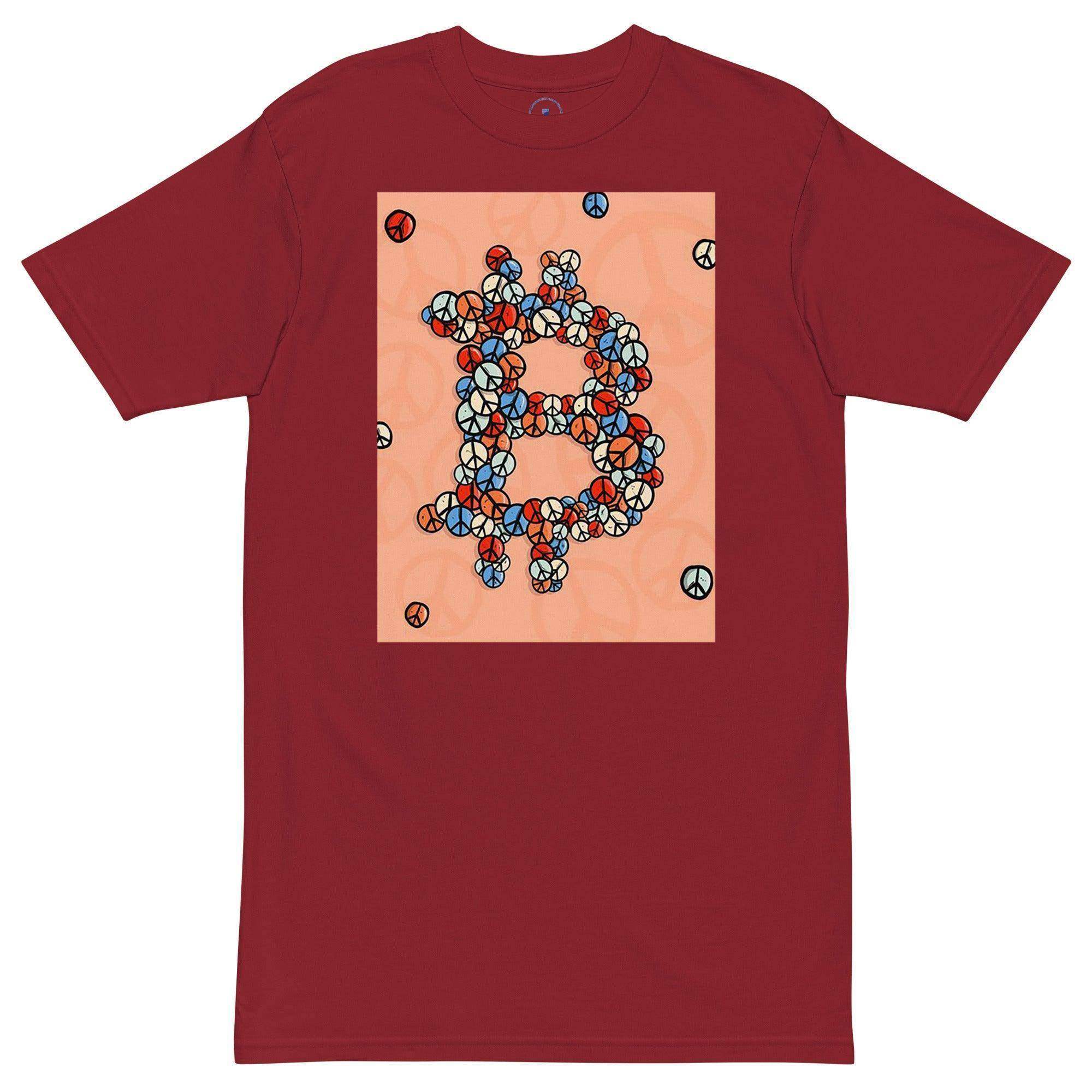 Bitcoin Peace Art T-Shirt - InvestmenTees