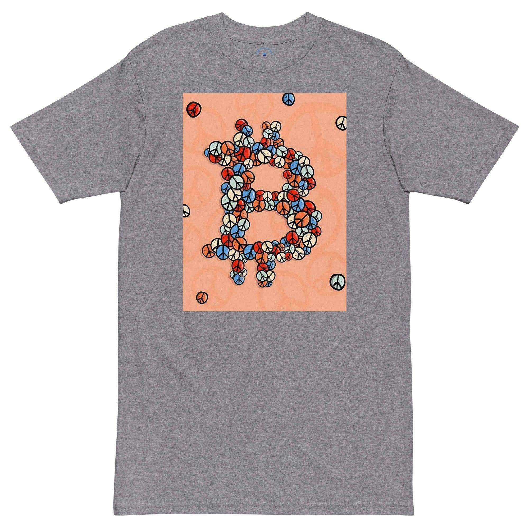 Bitcoin Peace Art T-Shirt - InvestmenTees