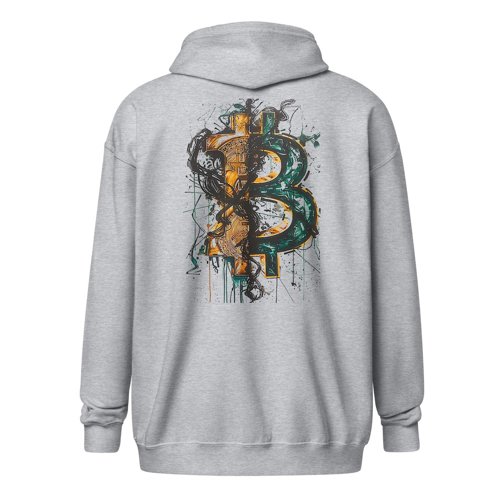 Bitcoin Roots Zip Up Hoodie - InvestmenTees