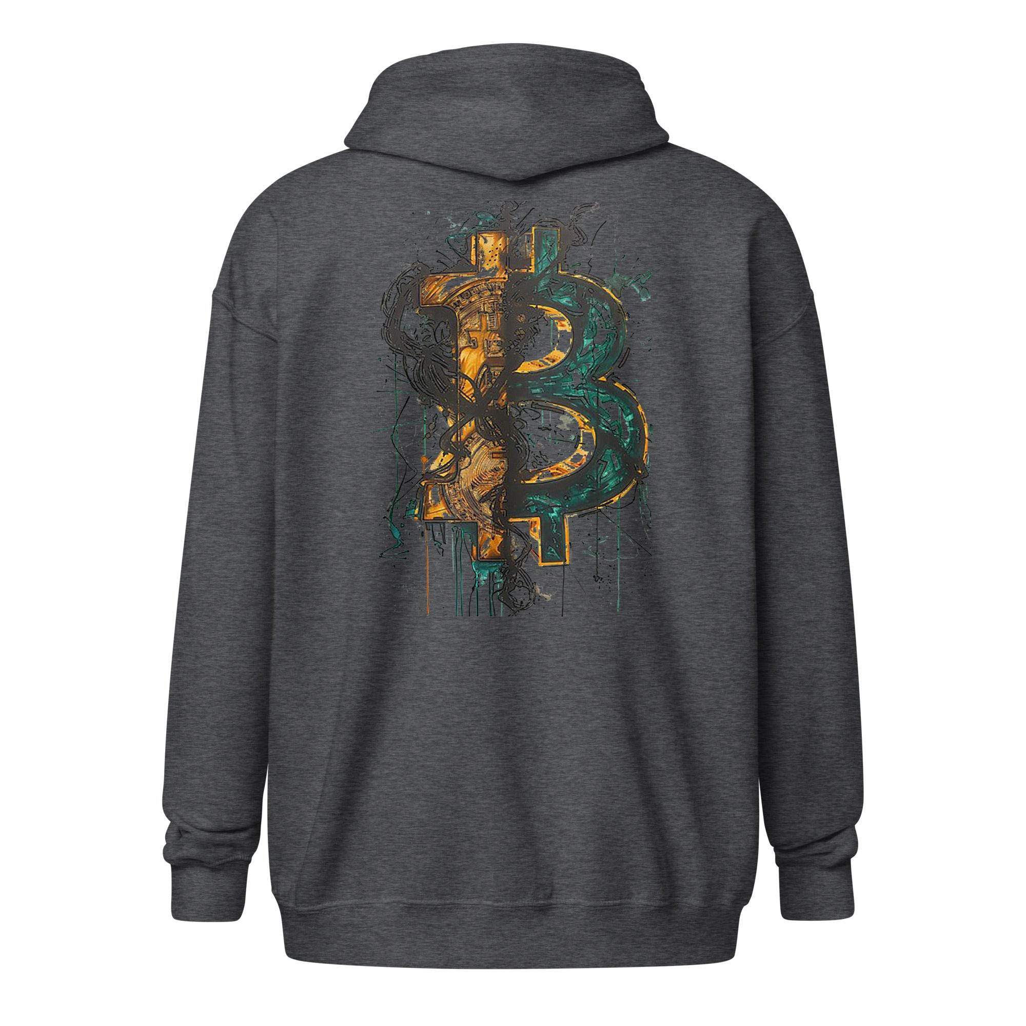 Bitcoin Roots Zip Up Hoodie - InvestmenTees