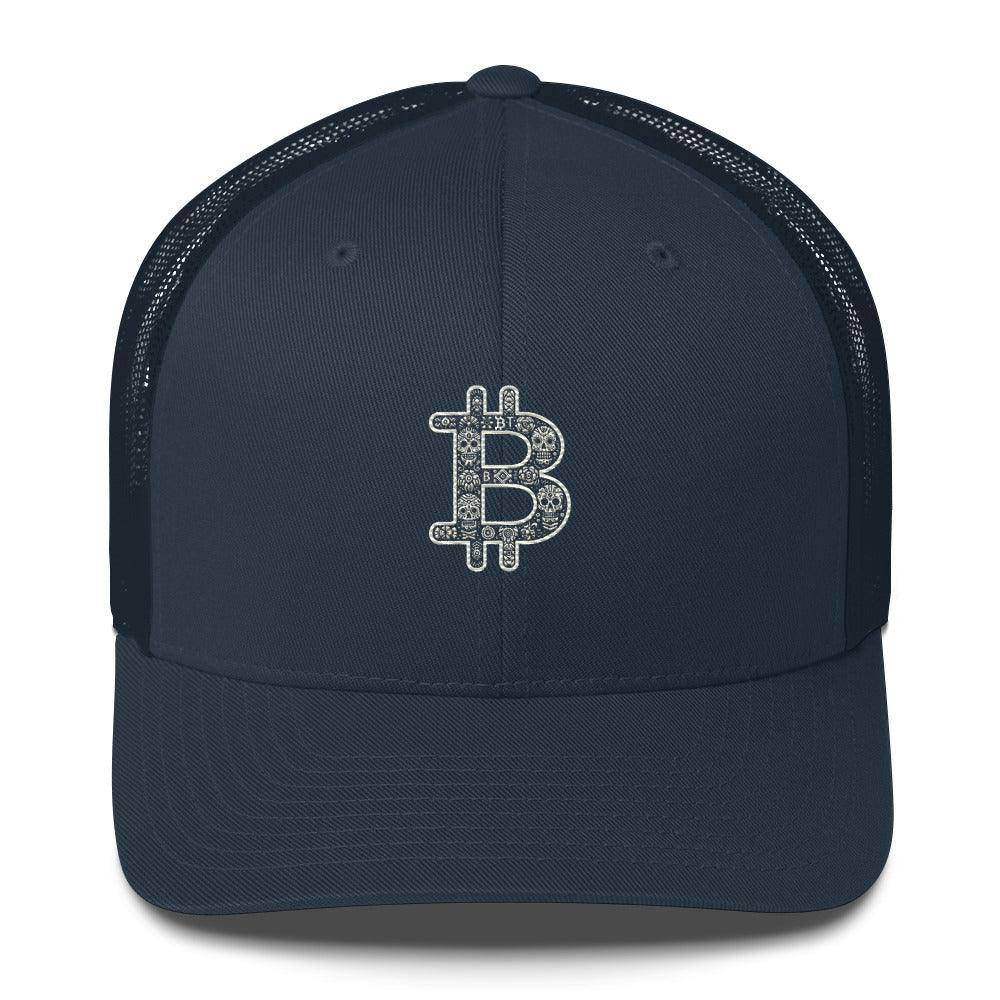 Bitcoin Skulls Trucker Cap - InvestmenTees