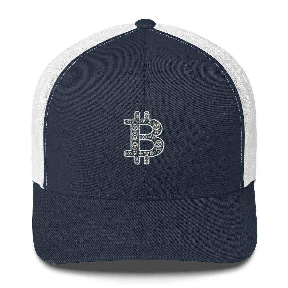 Bitcoin Skulls Trucker Cap - InvestmenTees