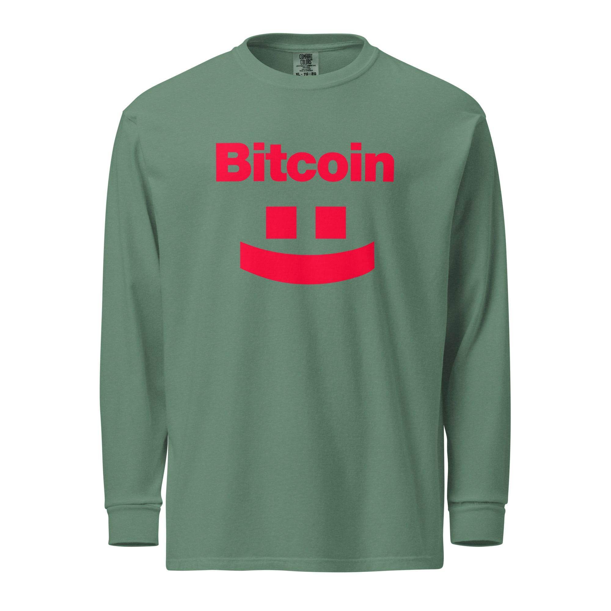 Bitcoin Smile Long Sleeve T-Shirt - InvestmenTees