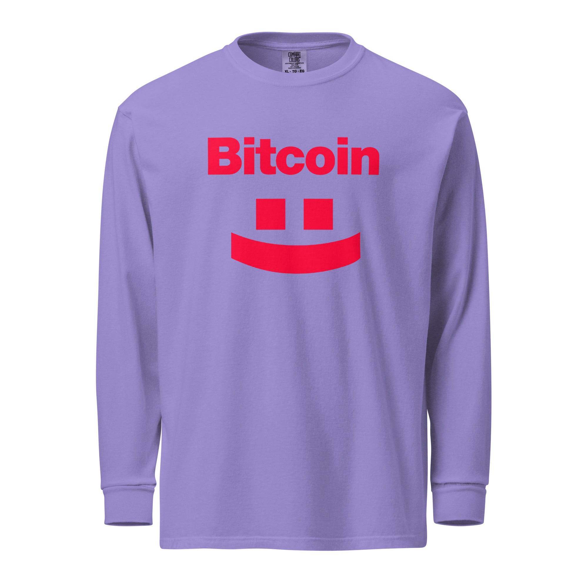 Bitcoin Smile Long Sleeve T-Shirt - InvestmenTees