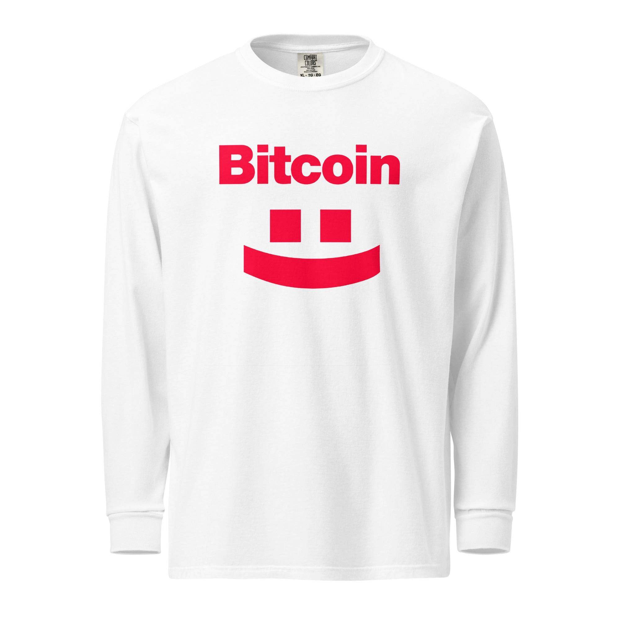 Bitcoin Smile Long Sleeve T-Shirt - InvestmenTees