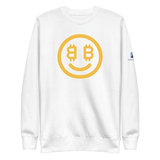 Bitcoin Smiley Sweatshirt - InvestmenTees