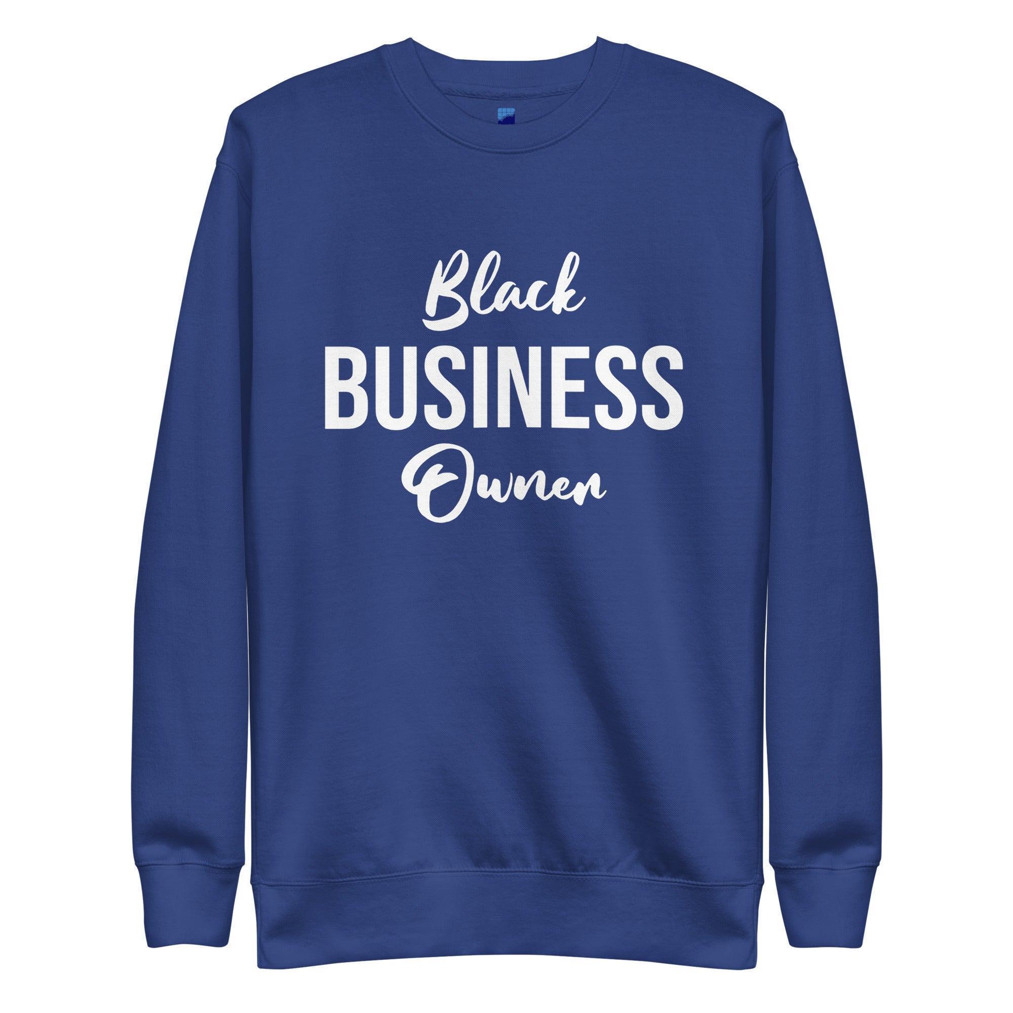 Black Business Owner Sweatshirt - InvestmenTees