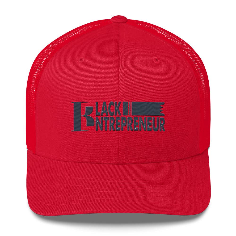 Black Entrepreneur Trucker Cap - InvestmenTees