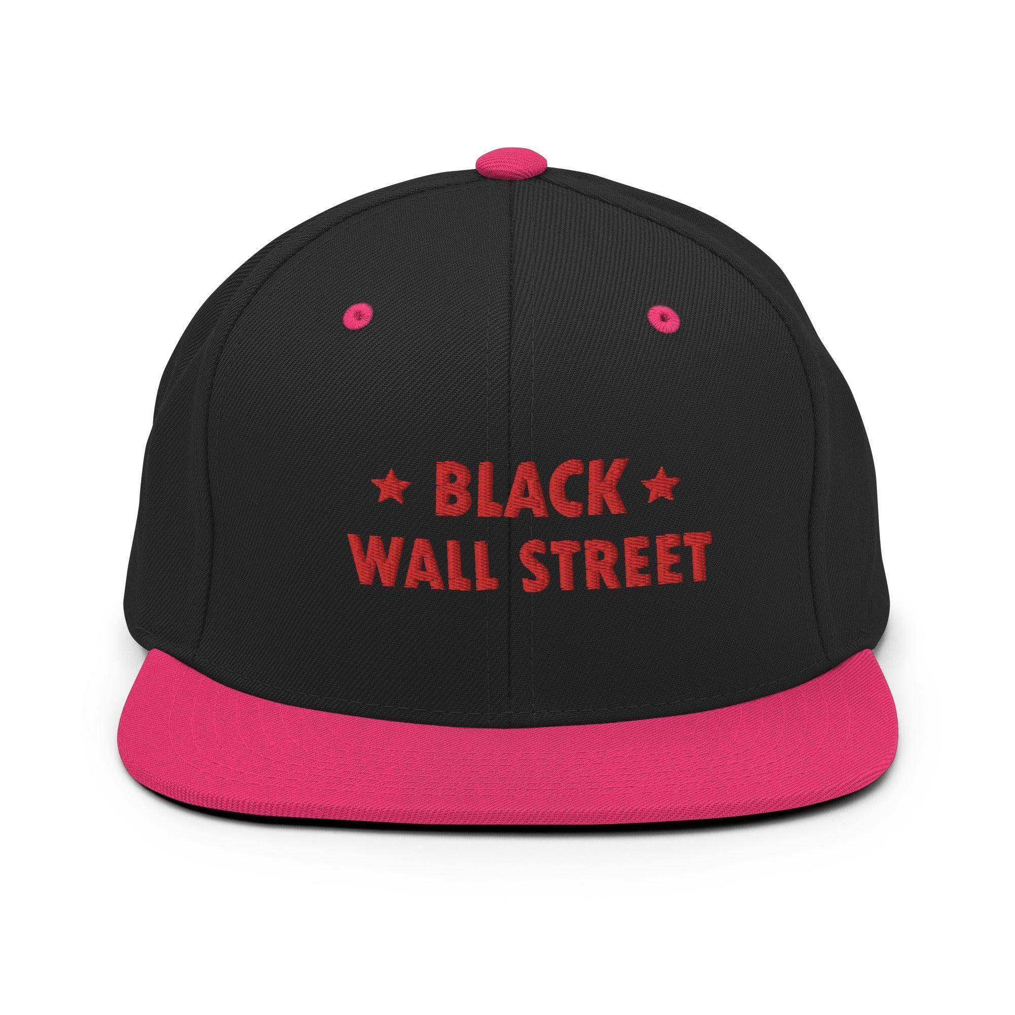 Black Wall Street Snapback Hat - InvestmenTees