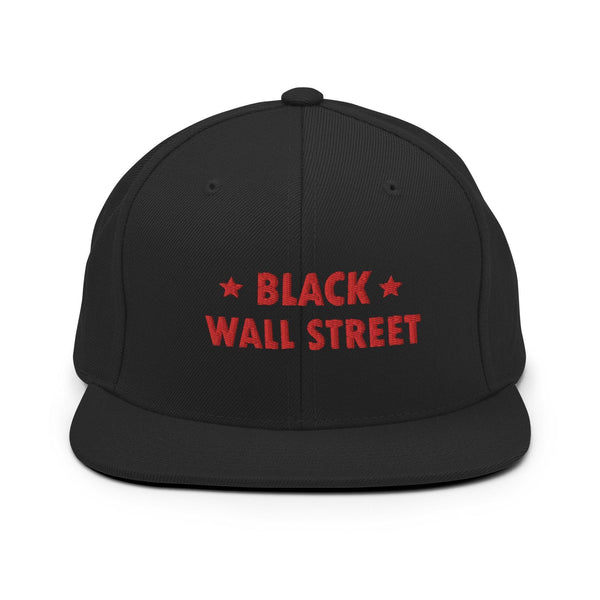 Black Wall Street Snapback Hat - InvestmenTees
