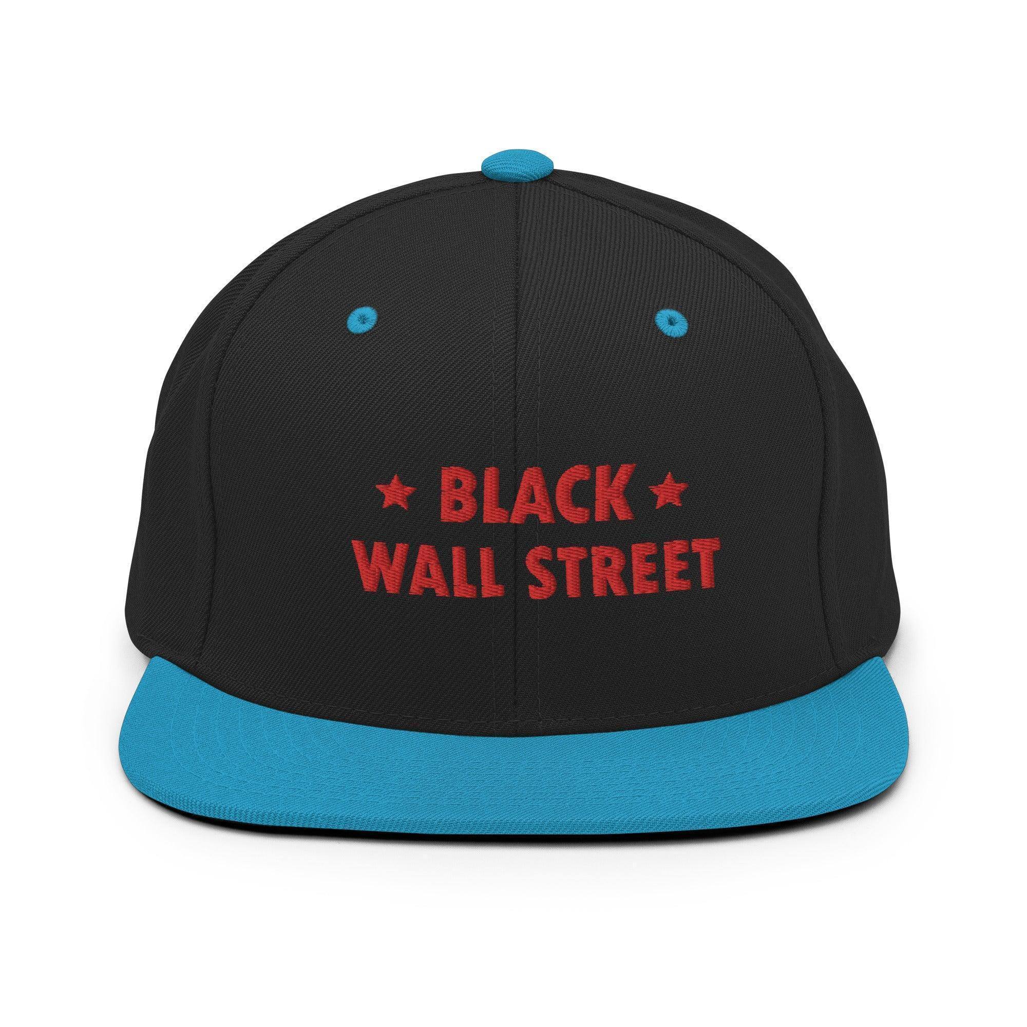 Black Wall Street Snapback Hat - InvestmenTees