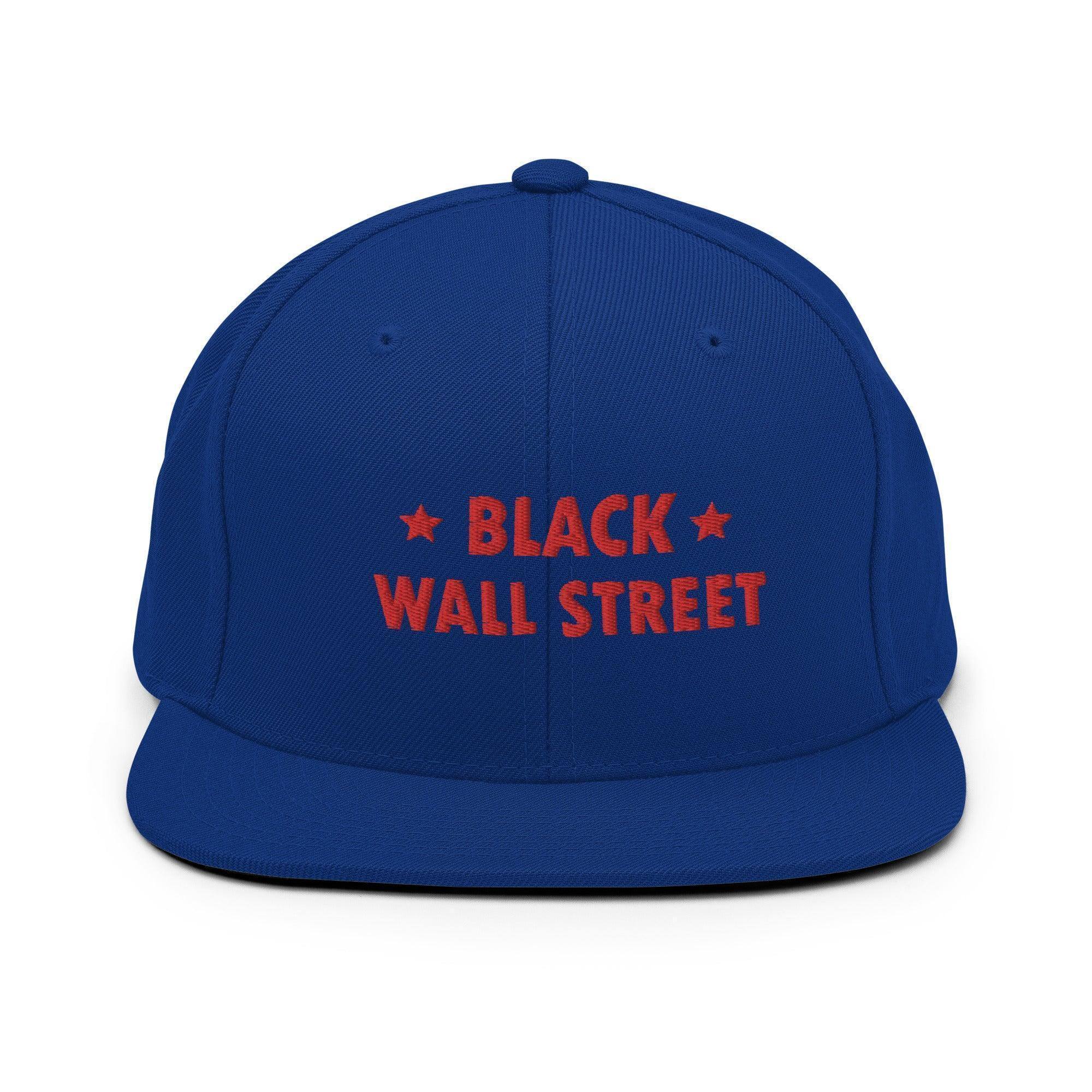 Black Wall Street Snapback Hat - InvestmenTees