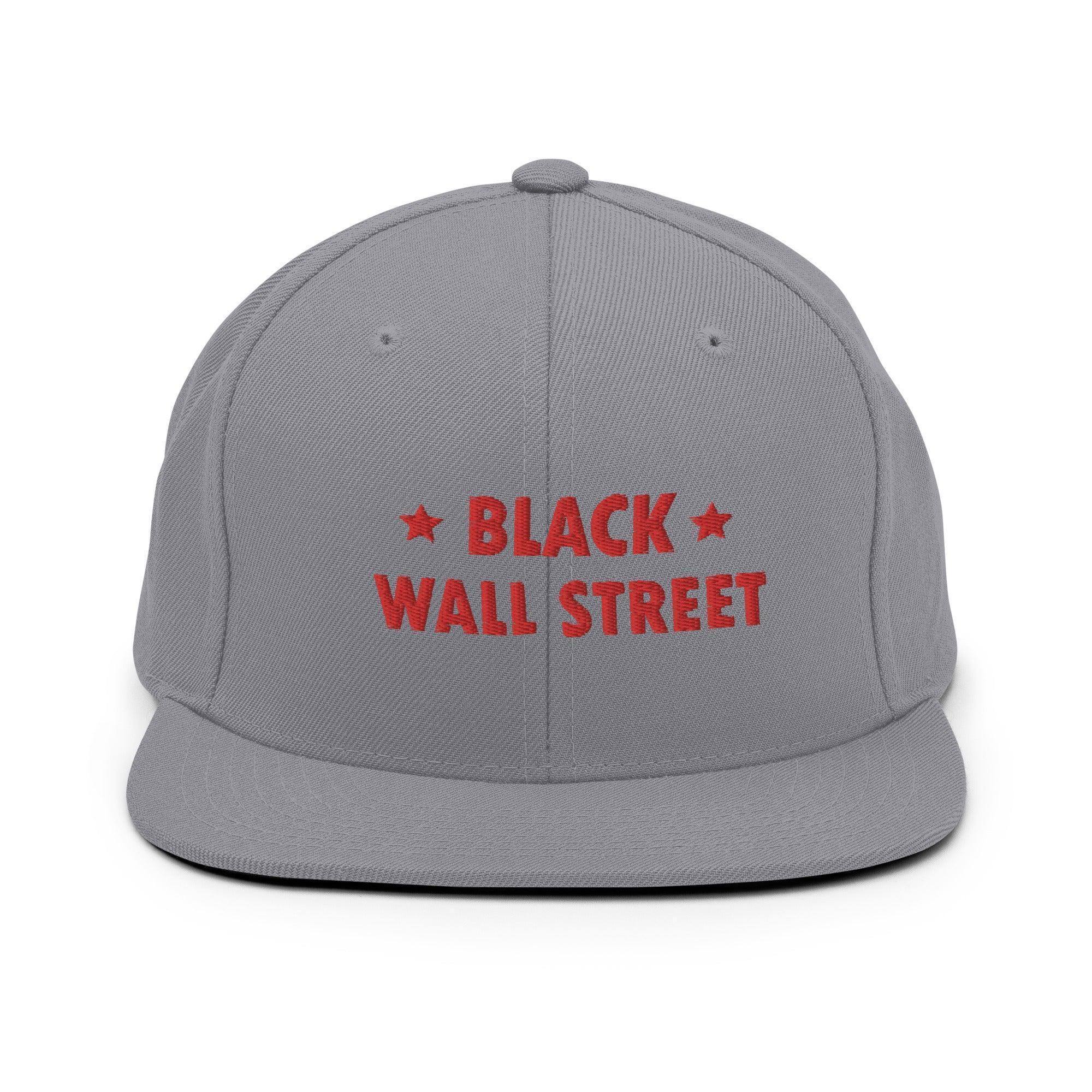 Black Wall Street Snapback Hat - InvestmenTees