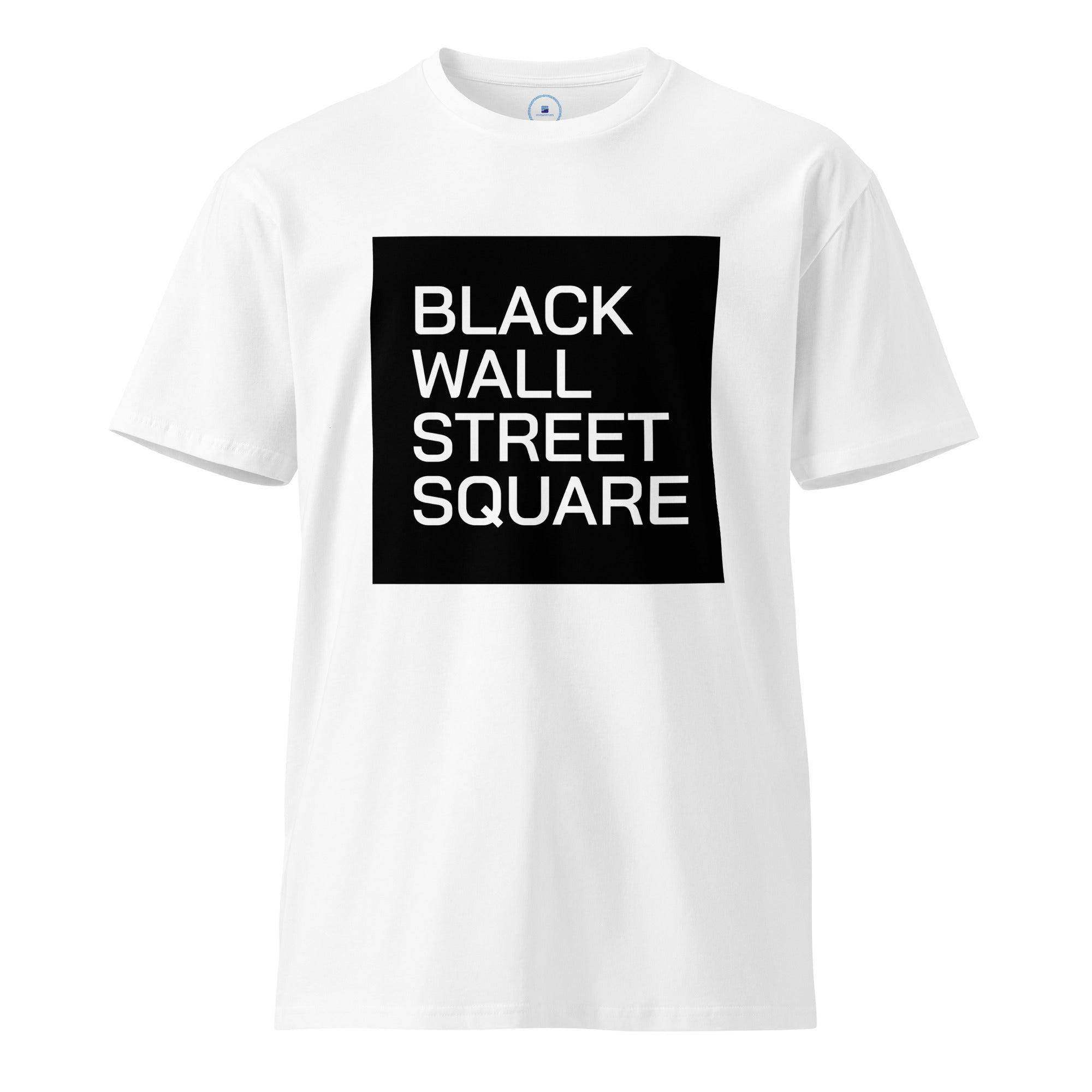 Black Wall Street Square T-Shirt - InvestmenTees