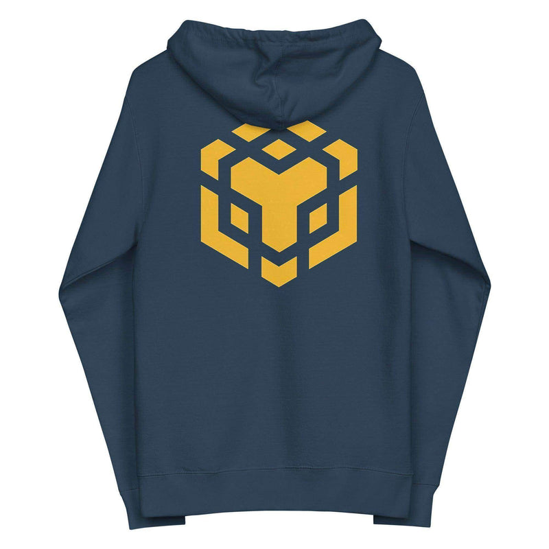BNB Chain Zip Up Hoodie - InvestmenTees