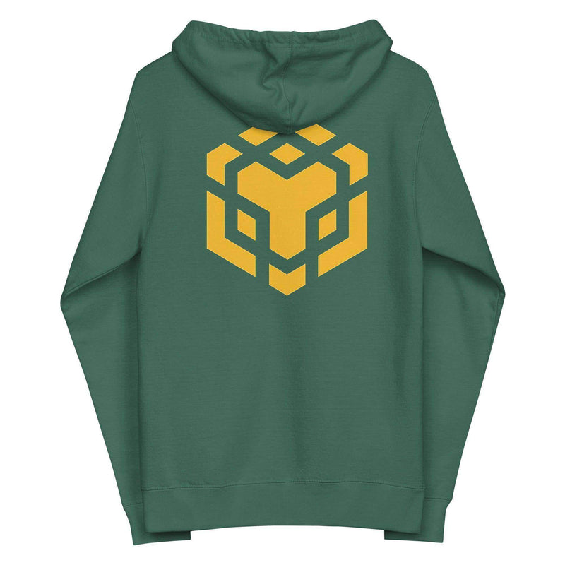 BNB Chain Zip Up Hoodie - InvestmenTees