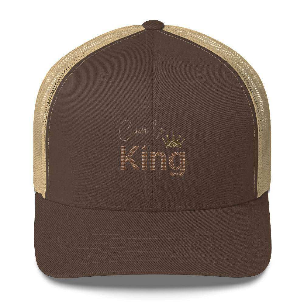 Cash Is King Trucker Cap - InvestmenTees