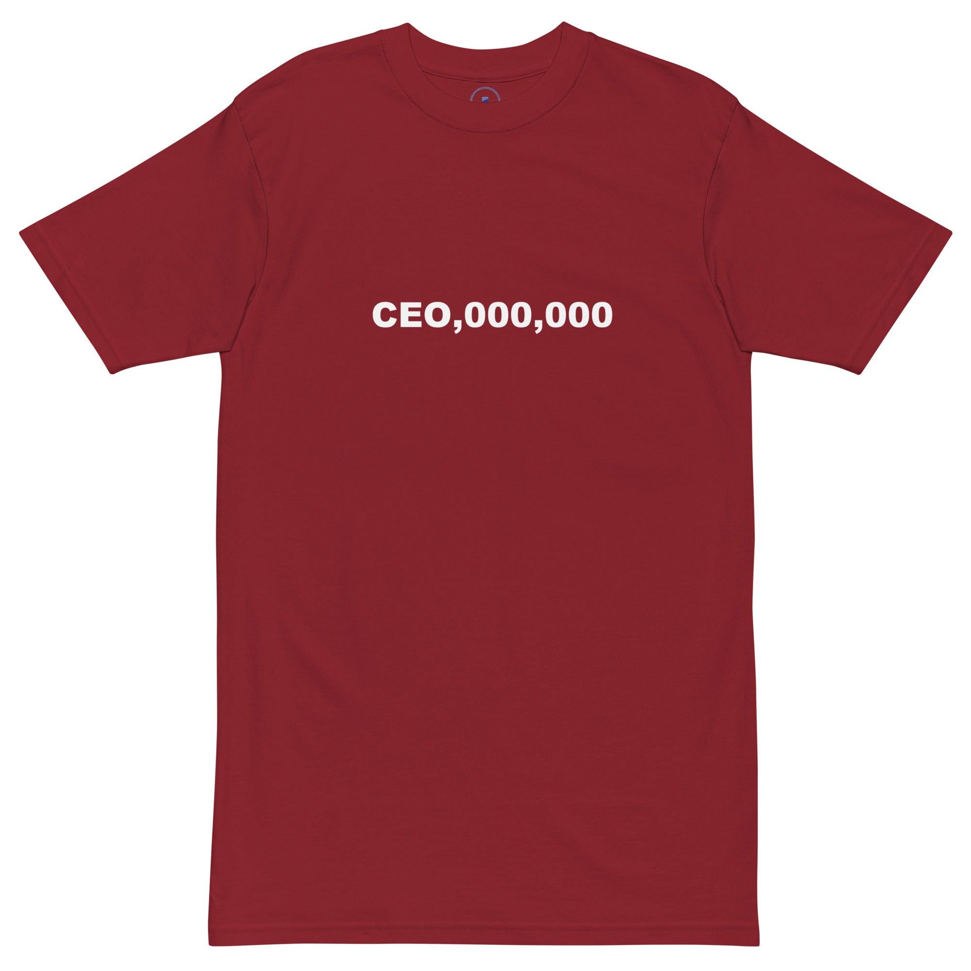 CEO,000,000-BLACK T-Shirt - InvestmenTees
