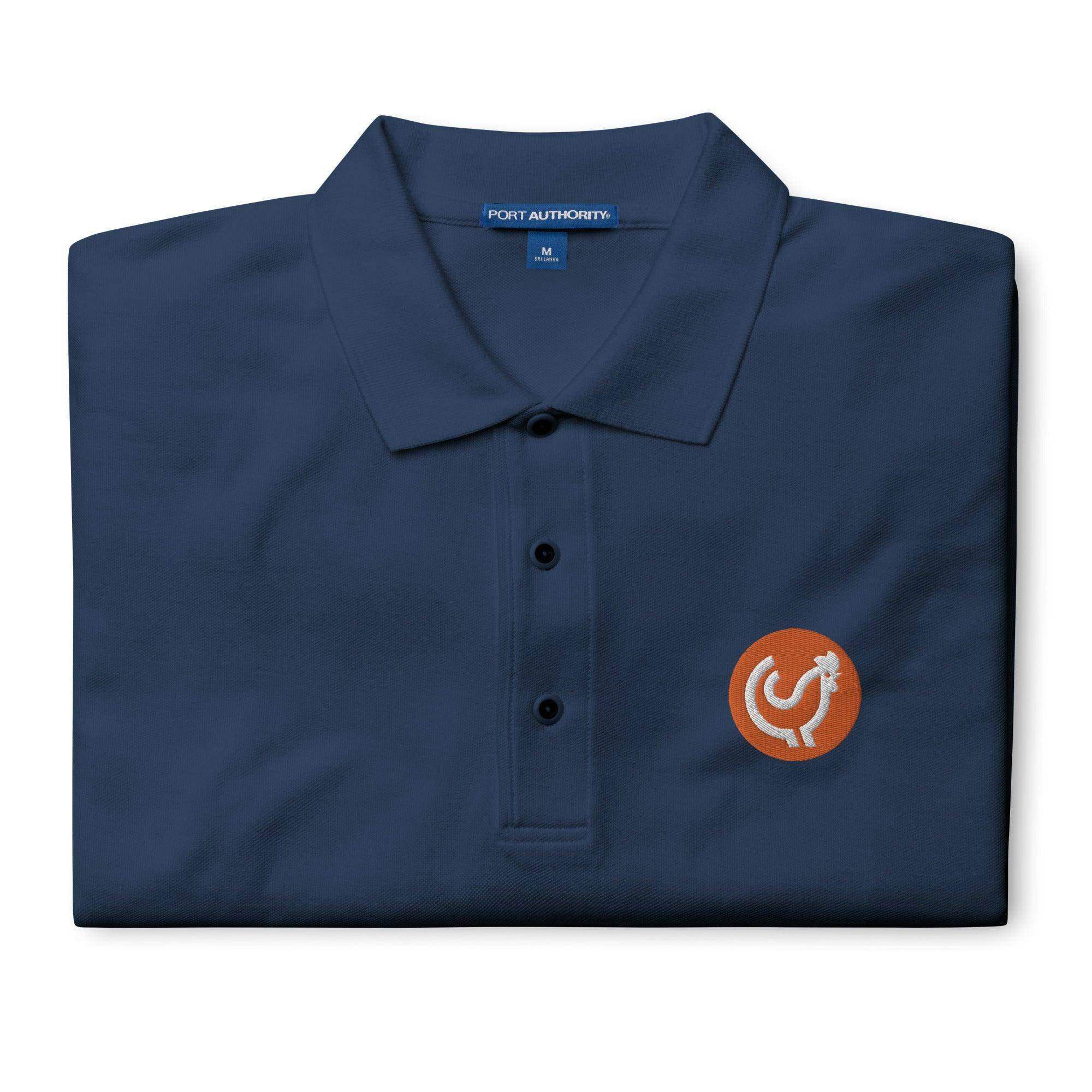 Chicken Meme Coin Polo Shirt - InvestmenTees