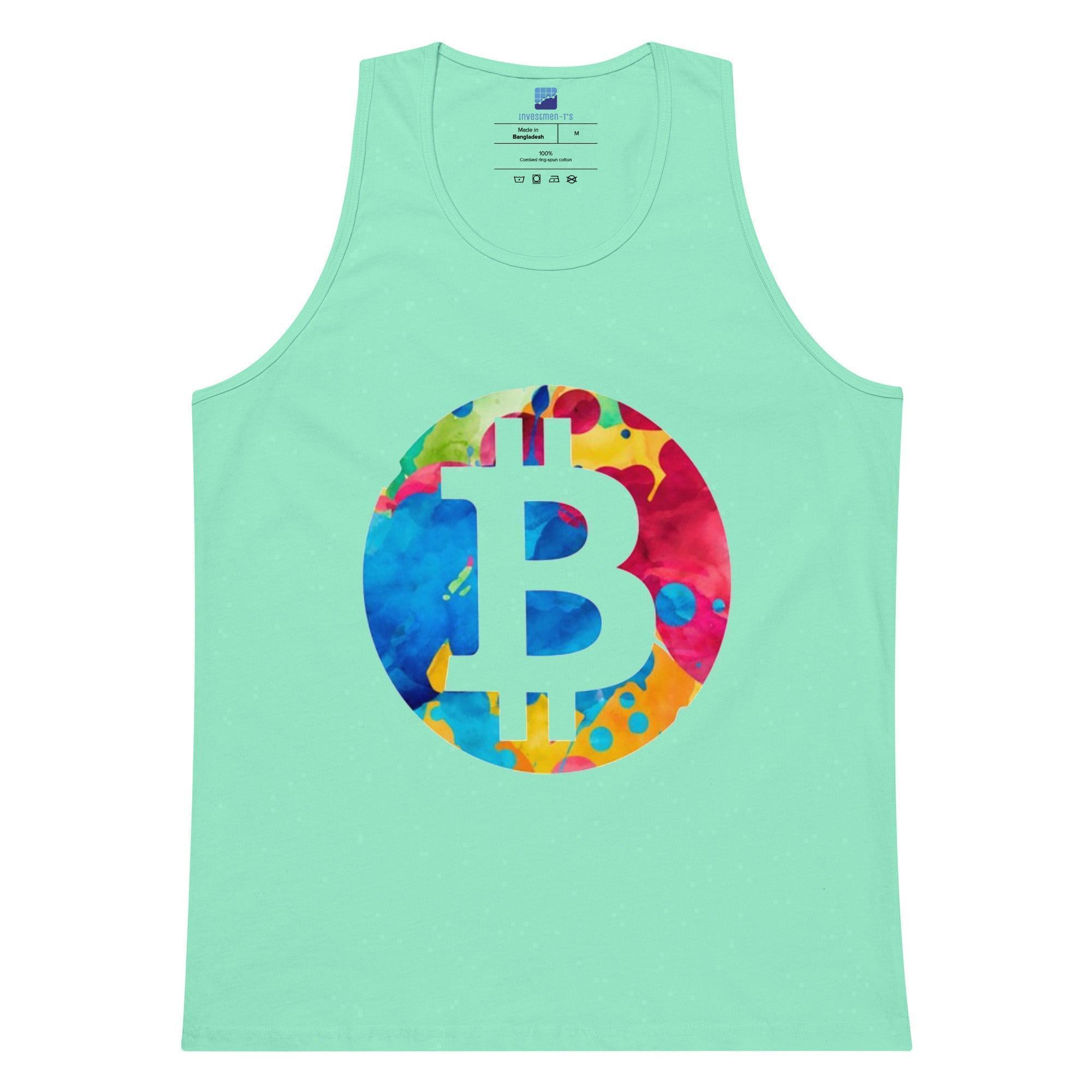 Colorful Bitcoin Tank Top - InvestmenTees
