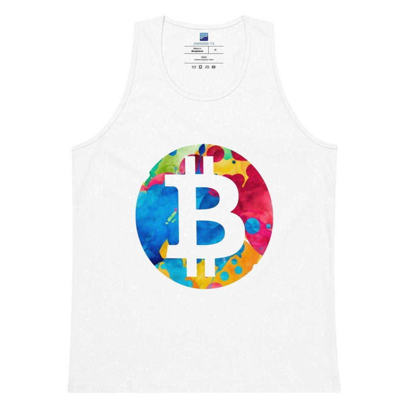 Colorful Bitcoin Tank Top - InvestmenTees
