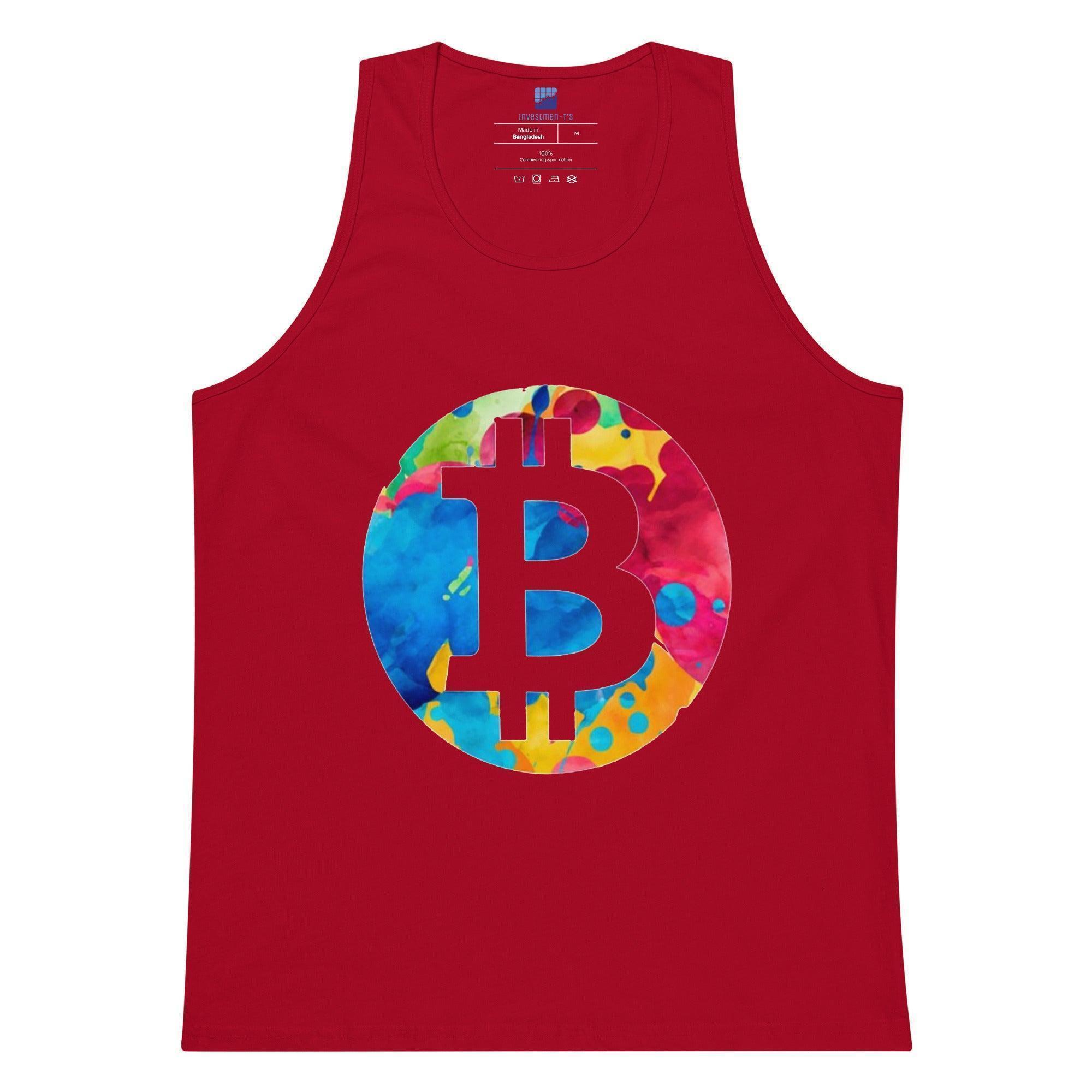 Colorful Bitcoin Tank Top - InvestmenTees