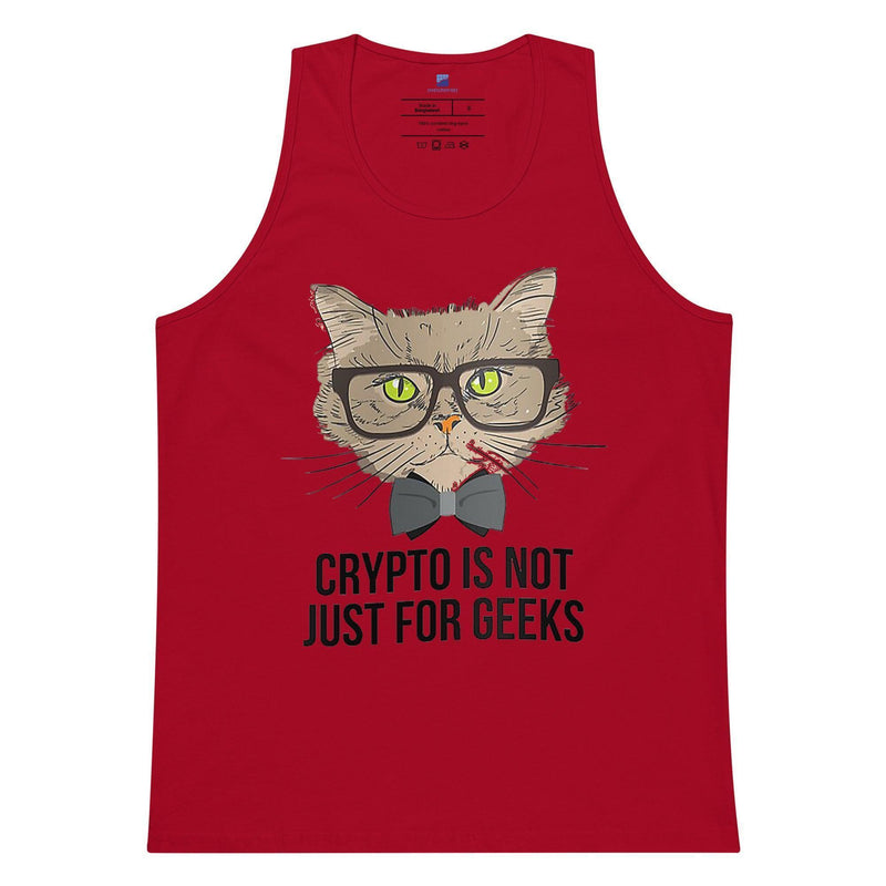 Crypto Is Not Just For Geeks Tank Top - InvestmenTees