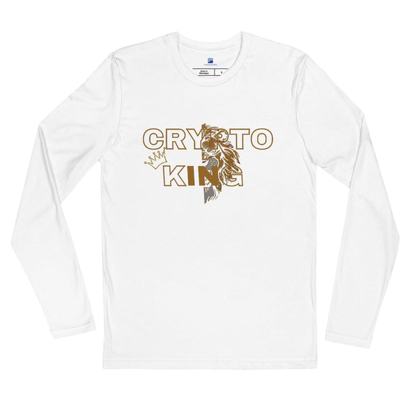 Crypto King Long Sleeve T-Shirt - InvestmenTees