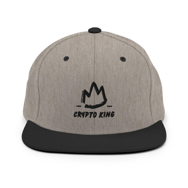 Crypto King Snapback Hat - InvestmenTees