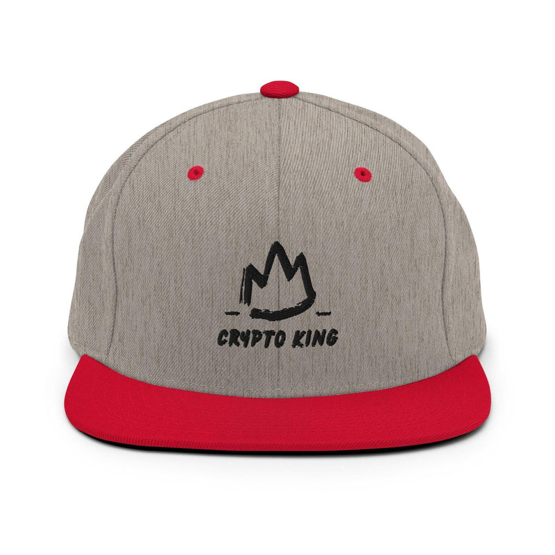 Crypto King Snapback Hat - InvestmenTees