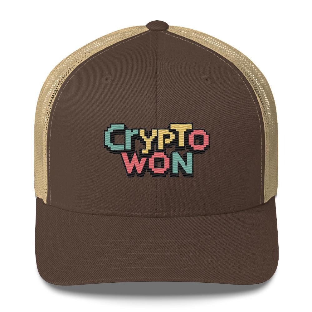 Crypto Won Trucker Cap - InvestmenTees