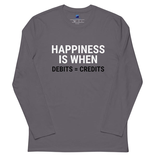 Debits=Credits Long Sleeve T-Shirt - InvestmenTees