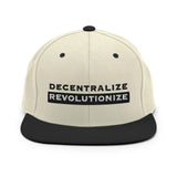 Decentralize | Revolutionize Snapback Hat - InvestmenTees