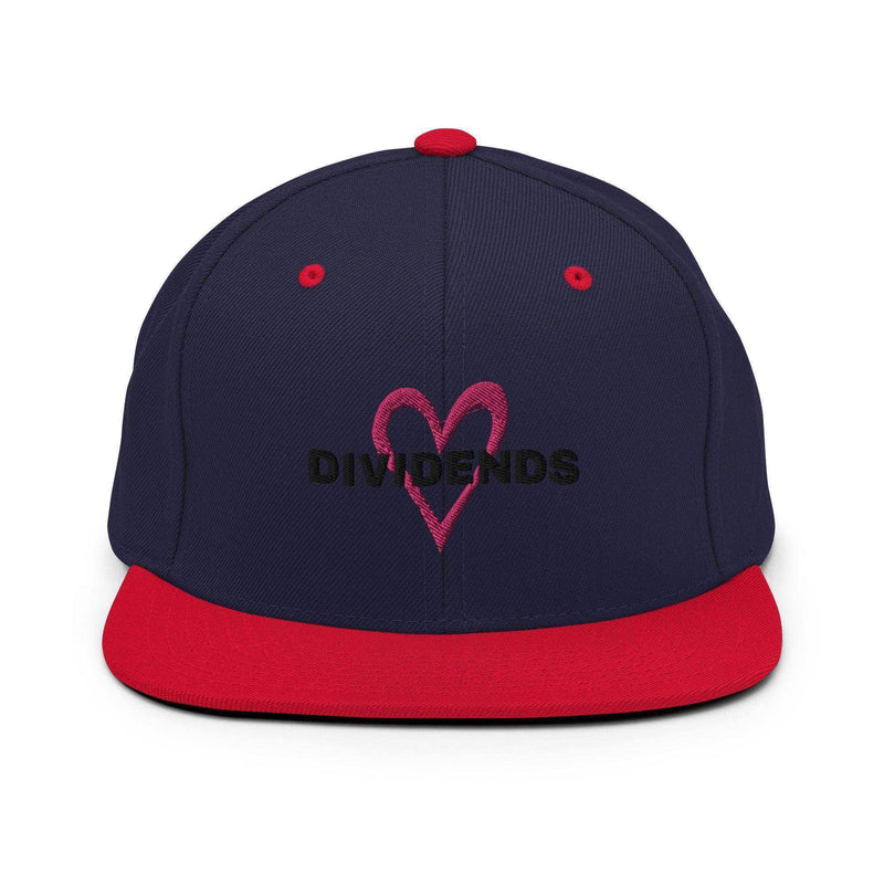 Dividends Love Snapback Hat - InvestmenTees