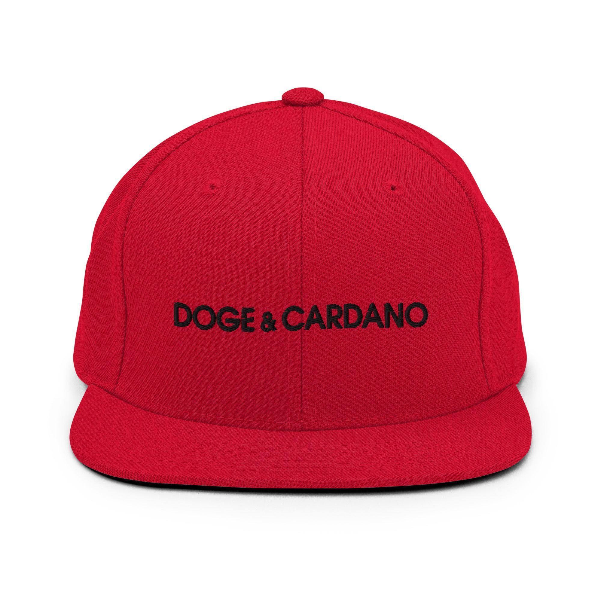 Doge & Cardano Snapback Hat - InvestmenTees