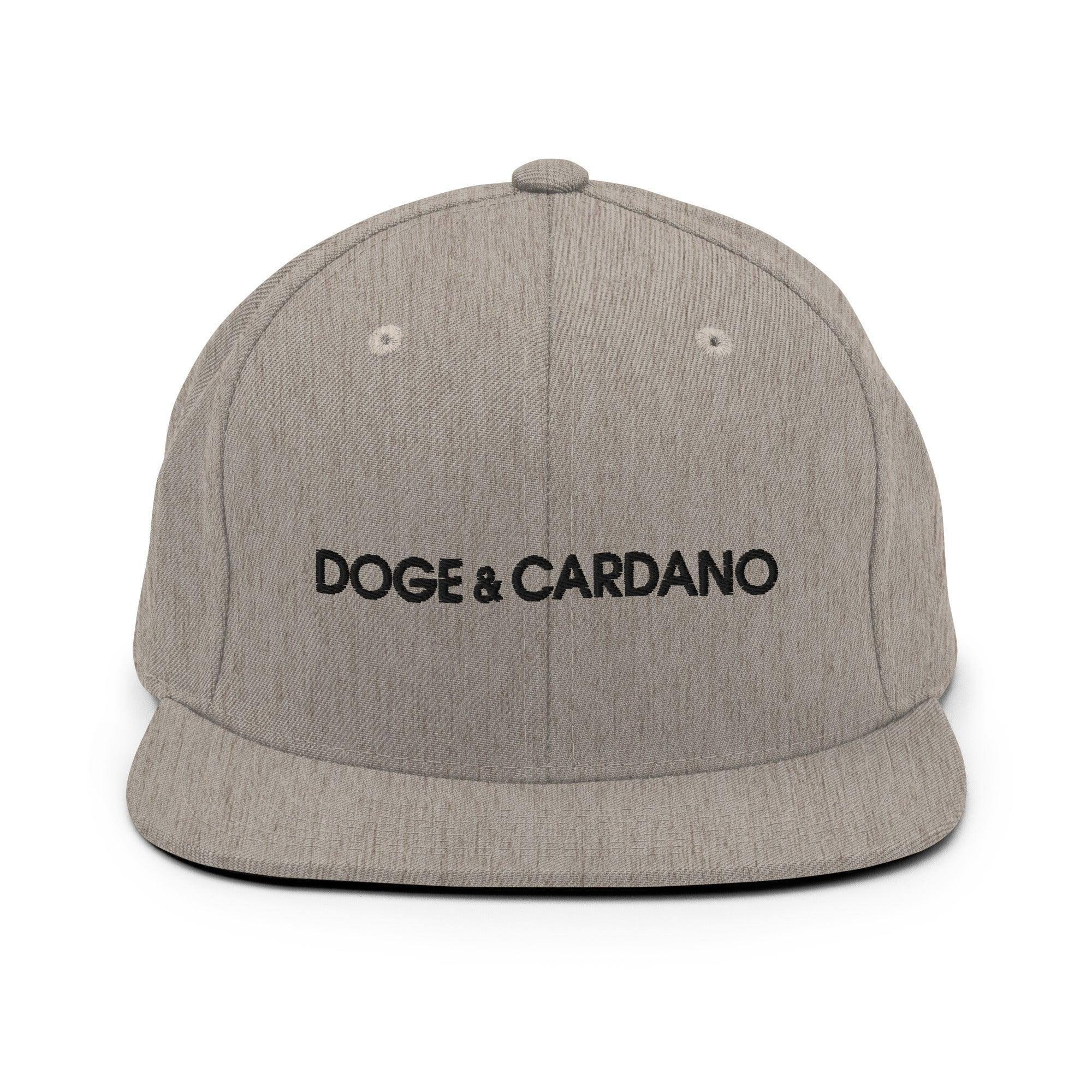 Doge & Cardano Snapback Hat - InvestmenTees