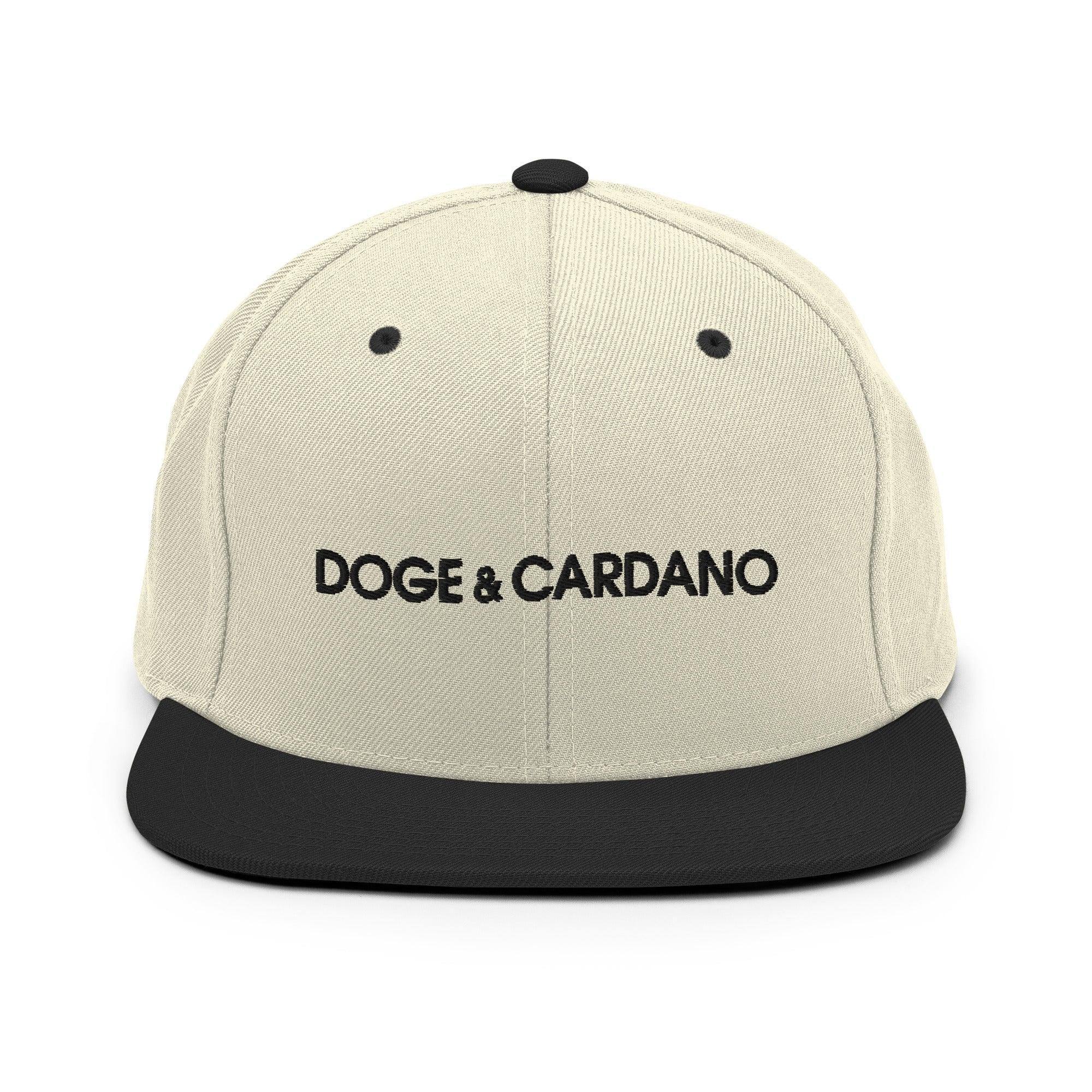 Doge & Cardano Snapback Hat - InvestmenTees