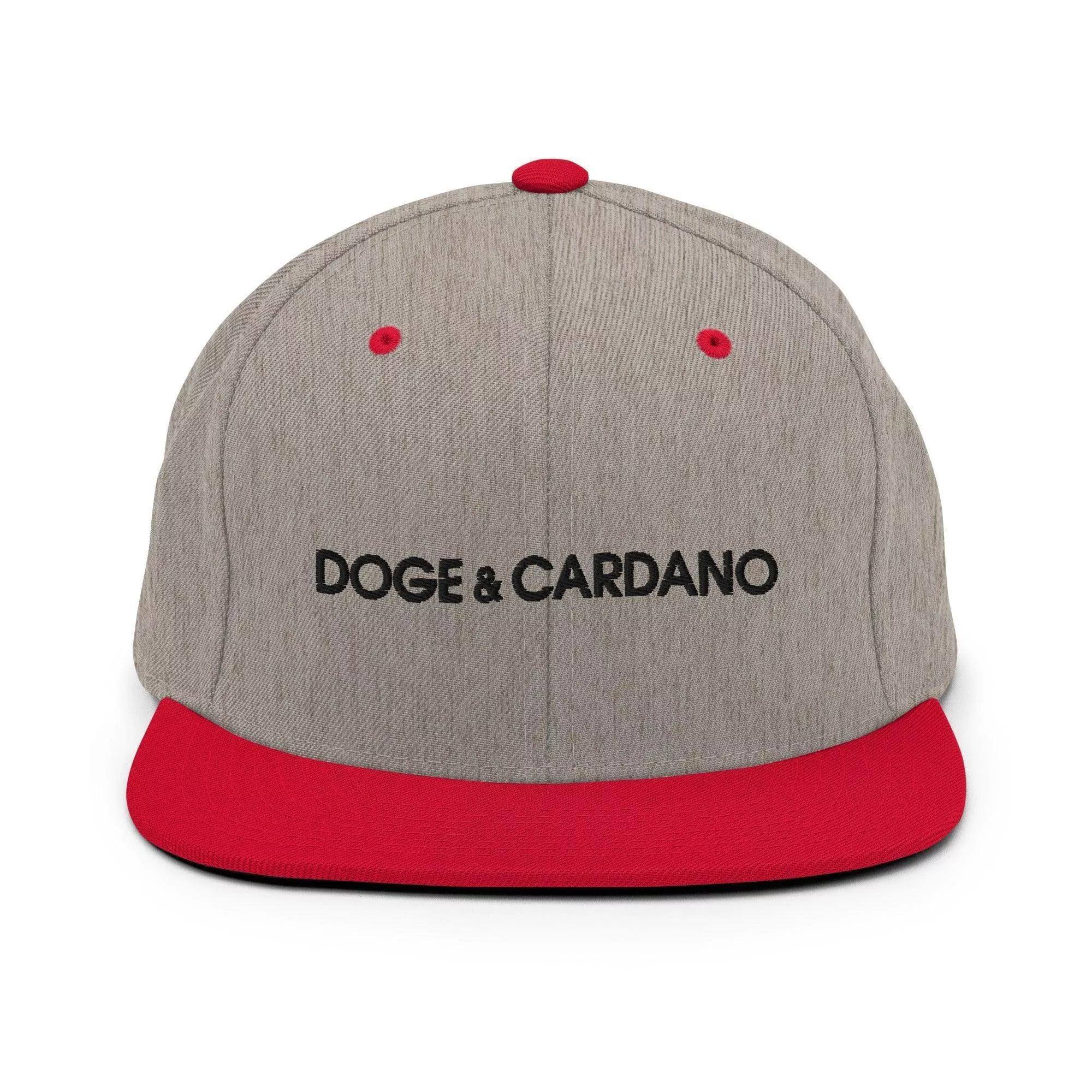 Doge & Cardano Snapback Hat - InvestmenTees